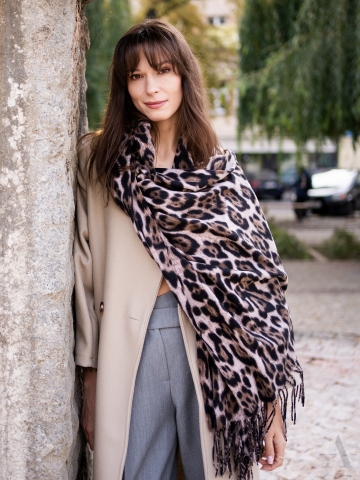 Szal SZ22293 LEOPARD Szal SZ22293 LEOPARD