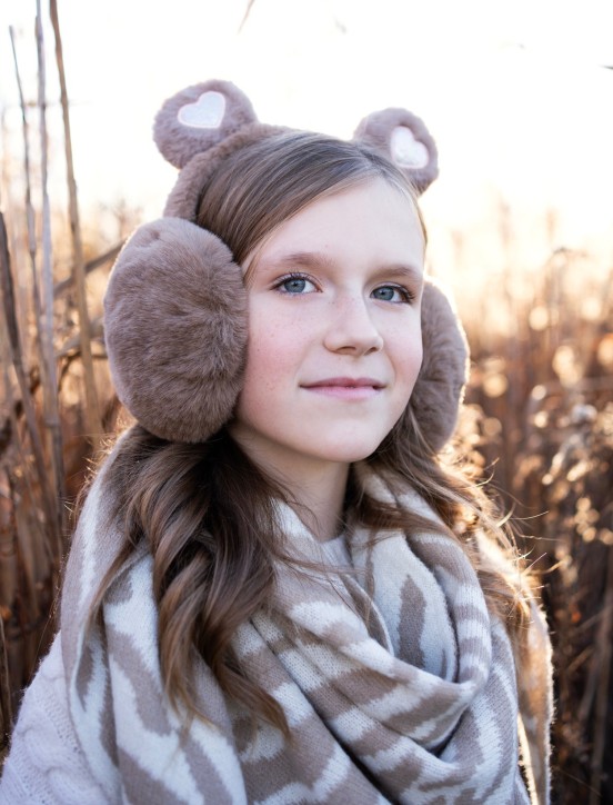 Nauszniki CZ23380 GLITTER TEDDY
