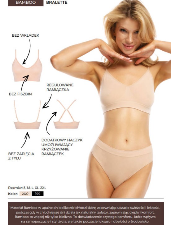 Biustonosz BAMBOO BRALETTE - 7