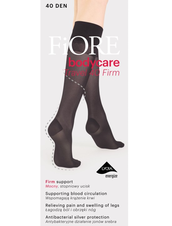 Podkolanówki BODY CARE TRAVEL FIRM 40