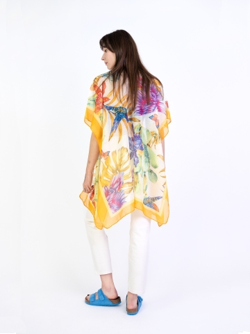 Ponczo SZ23180 WILD TROPICS - 2 Ponczo SZ23180 WILD TROPICS - 2