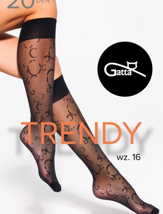 Podkolanówki TRENDY LINE 16