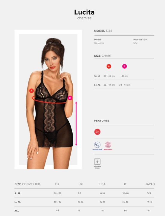 Komplet LUCITA CHEMISE - 5