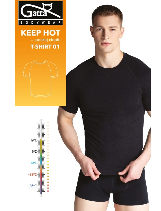 Koszulka T SHIRT KEEP HOT MEN 01