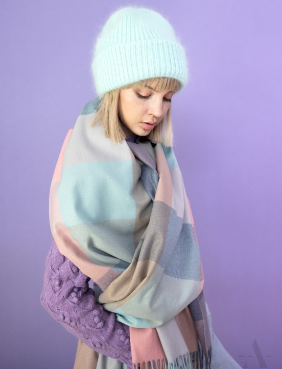 Szal SZ22271 WARM CHECKER - 5