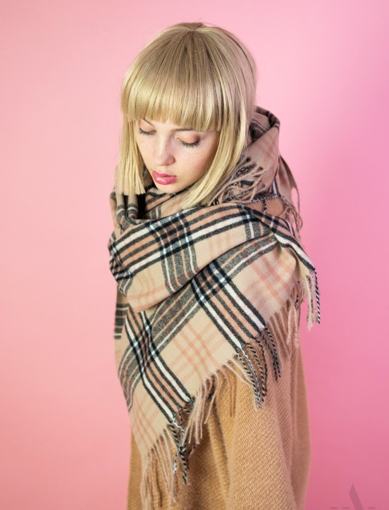 Szal SZ22275 WINTER TARTAN - 2